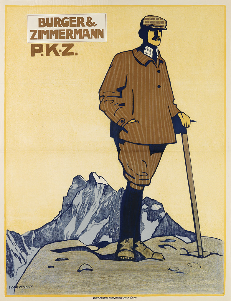 EMIL CARDINAUX (1877-1936). PKZ / BURGER & ZIMMERMANN. 1908. 49x37 inches, 124x94 cm. J.E. Wolfensberger, Zurich.